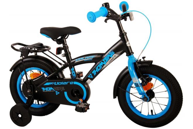 Vélo pour enfants Volare Thombike - garçons - 12 pouces - Noir Bleu