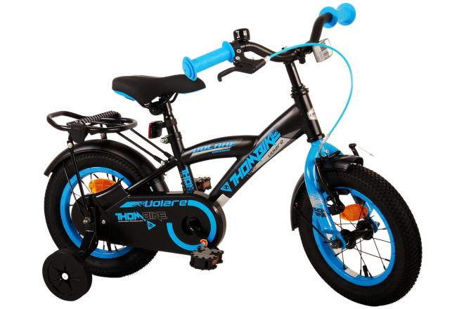 Vélo pour enfants Volare Thombike - garçons - 12 pouces - Noir Bleu