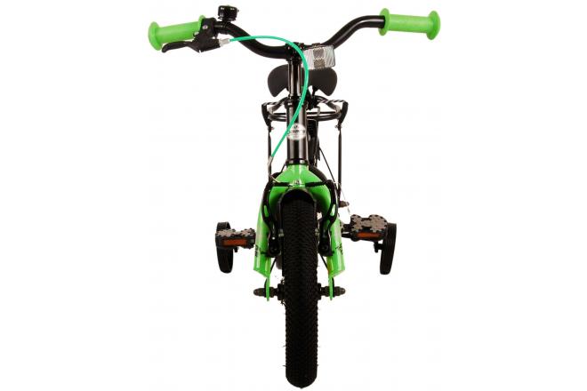 Volare Thombike Vélo pour enfants - garçons - 12 pouces - Noir Vert