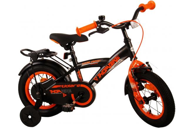 Vélo pour enfants Volare Thombike - garçons - 12 pouces - Noir Orange