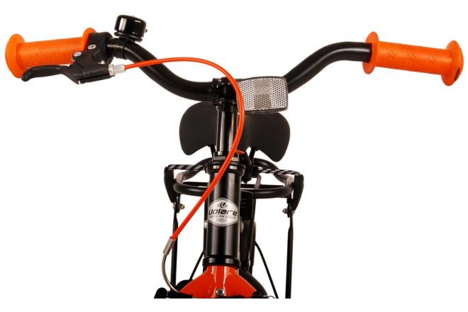 Vélo pour enfants Volare Thombike - garçons - 12 pouces - Noir Orange