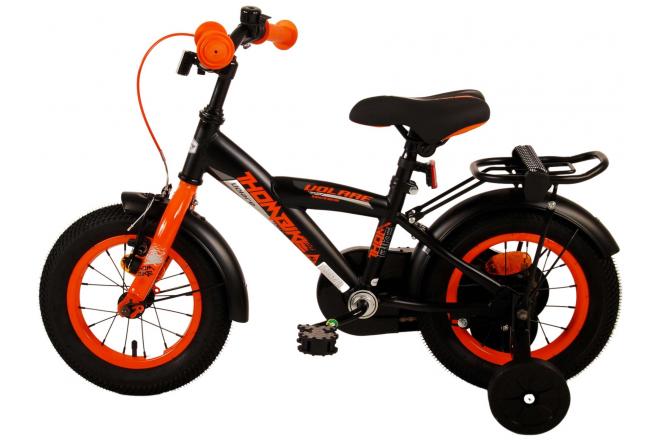 Vélo pour enfants Volare Thombike - garçons - 12 pouces - Noir Orange