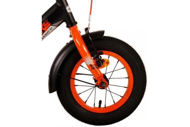 Vélo pour enfants Volare Thombike - garçons - 12 pouces - Noir Orange