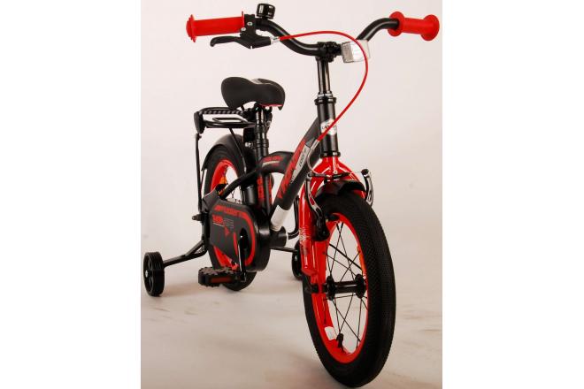 Volare Thombike Vélo pour enfants - Garçons - 14 pouces - Noir Rouge