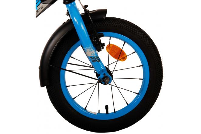 Vélo pour enfants Volare Thombike - Garçons - 14 pouces - Noir Bleu