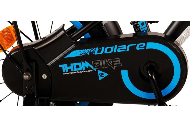 Vélo pour enfants Volare Thombike - Garçons - 14 pouces - Noir Bleu