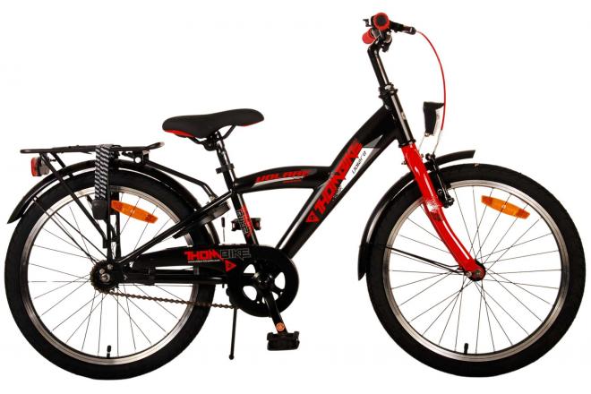 Volare Thombike Vélo pour enfants - Garçons - 20 pouces - Noir Rouge