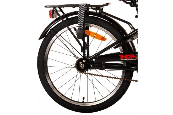 Volare Thombike Vélo pour enfants - Garçons - 20 pouces - Noir Rouge