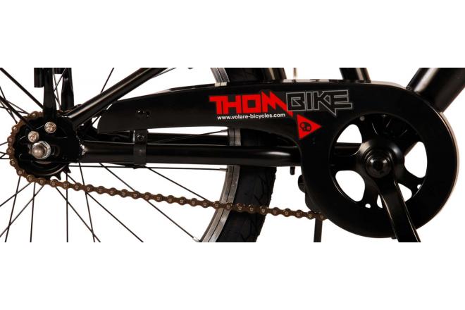 Volare Thombike Vélo pour enfants - Garçons - 20 pouces - Noir Rouge