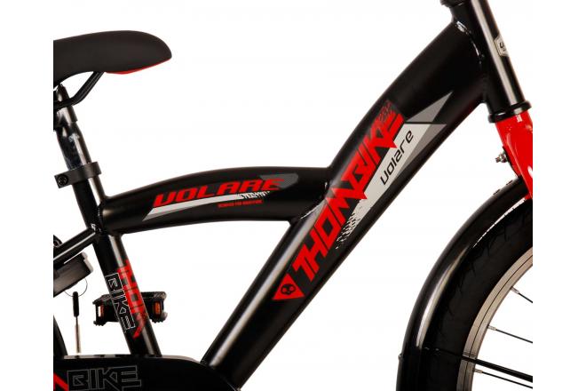 Volare Thombike Vélo pour enfants - Garçons - 20 pouces - Noir Rouge