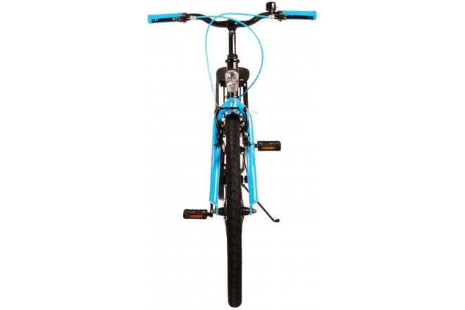 Volare Thombike Vélo pour enfants - Garçons - 24 pouces - Noir Bleu - Freins à deux mains