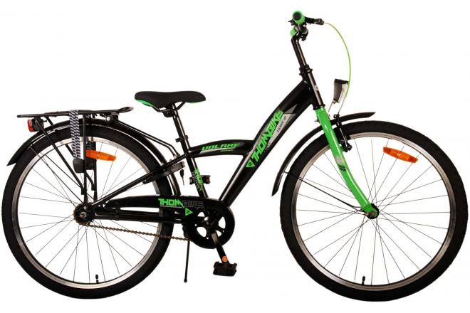 Vélo pour enfants Volare Thombike - Garçons - 24 pouces - Noir Vert