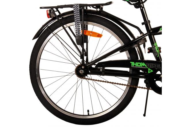 Vélo pour enfants Volare Thombike - Garçons - 24 pouces - Noir Vert