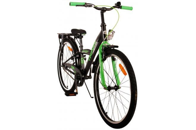 Vélo pour enfants Volare Thombike - Garçons - 24 pouces - Noir Vert