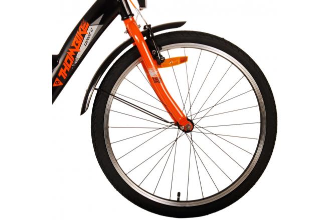 Vélo pour enfants Volare Thombike - Garçons - 24 pouces - Noir Orange