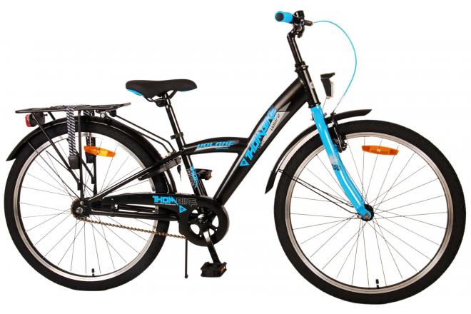 Vélo pour enfants Volare Thombike - Garçons - 24 pouces - Noir Bleu