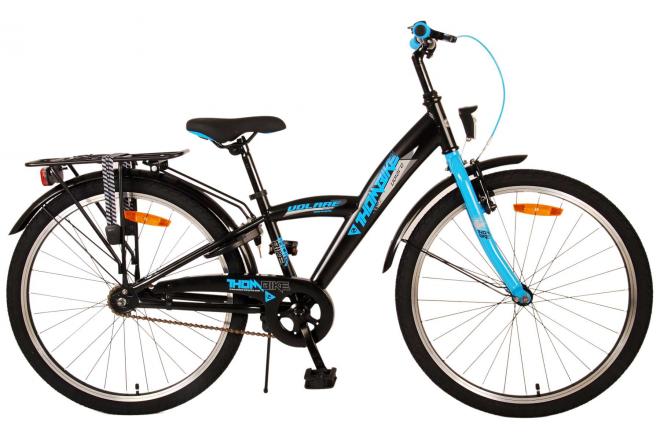 Vélo pour enfants Volare Thombike - Garçons - 24 pouces - Noir Bleu