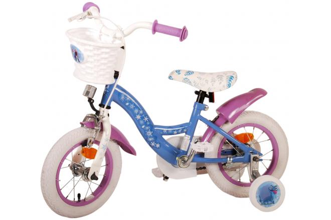 Vélo enfant Disney La reine des neiges 2 - fille - 12 po - bleu/mauve - assemblé à 95% [CLONE]