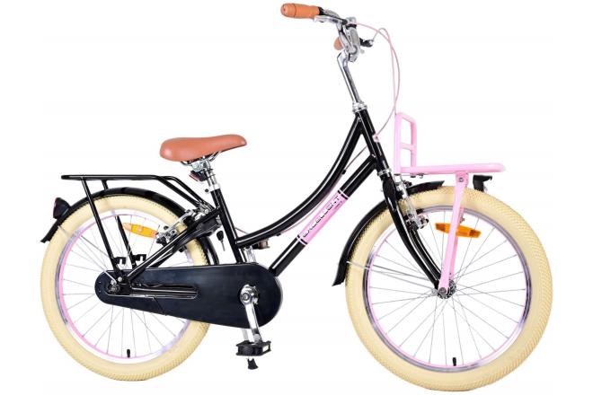 Volare Excellent Vélo pour enfants - Filles - 20 pouces - Noir - Deux freins à main