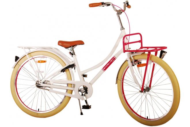 Vélo enfant Volare Excellent - Filles - 26 pouces - Blanc