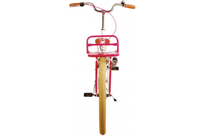 Vélo enfant Volare Excellent - Filles - 26 pouces - Blanc