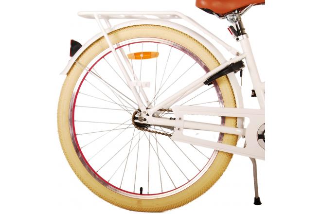 Vélo enfant Volare Excellent - Filles - 26 pouces - Blanc