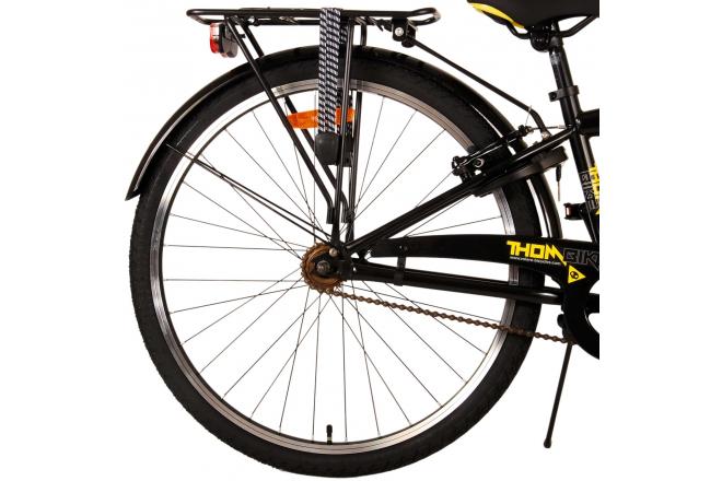 Volare Thombike Vélo pour enfants - Garçons - 26 pouces - Noir Jaune - Freins à deux mains