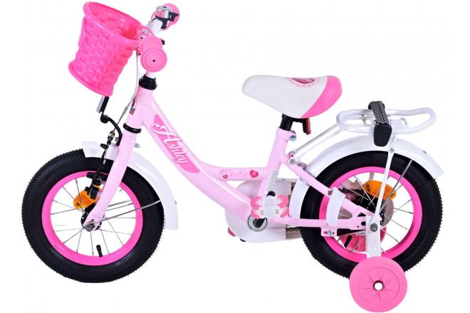 Vélo pour enfants Volare Ashley - Filles - 12 pouces - Rose