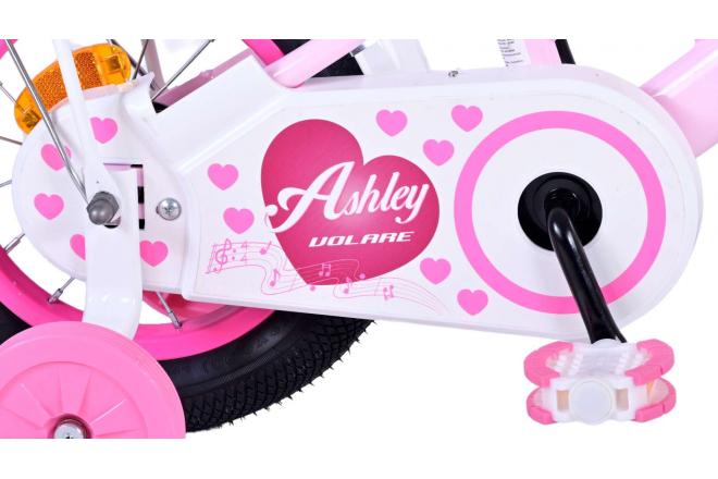 Vélo pour enfants Volare Ashley - Filles - 12 pouces - Rose