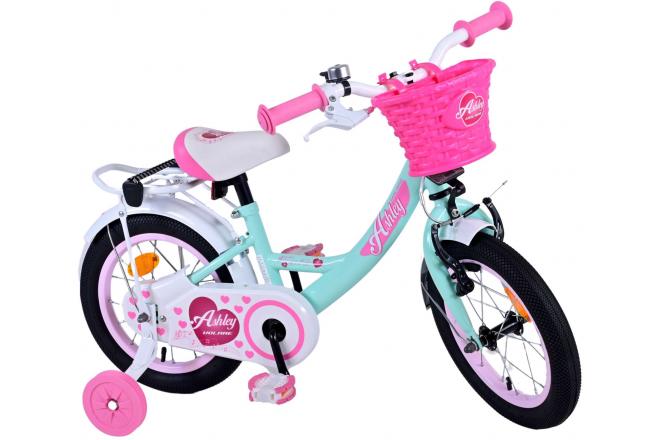 Vélo pour enfants Volare Ashley - Filles - 14 pouces - Vert