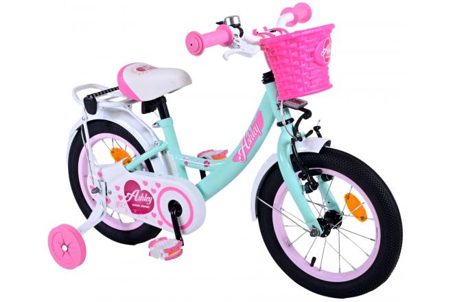 Vélo pour enfants Volare Ashley - Filles - 14 pouces - Vert
