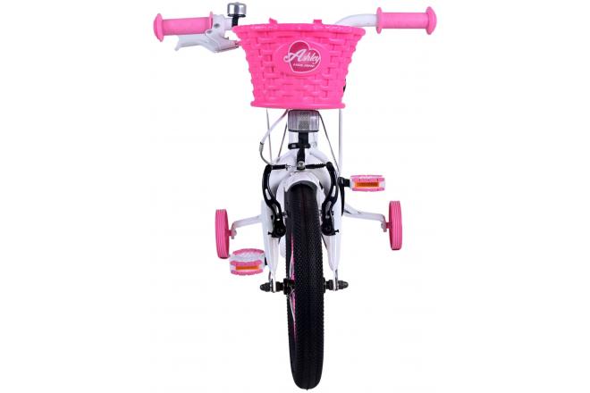 Vélo pour enfants Volare Ashley - Filles - 14 pouces - Blanc