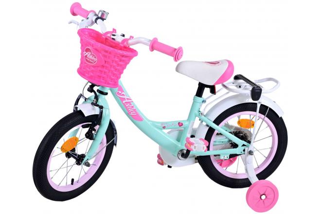 Vélo pour enfants Volare Ashley - Filles - 14 pouces - Vert