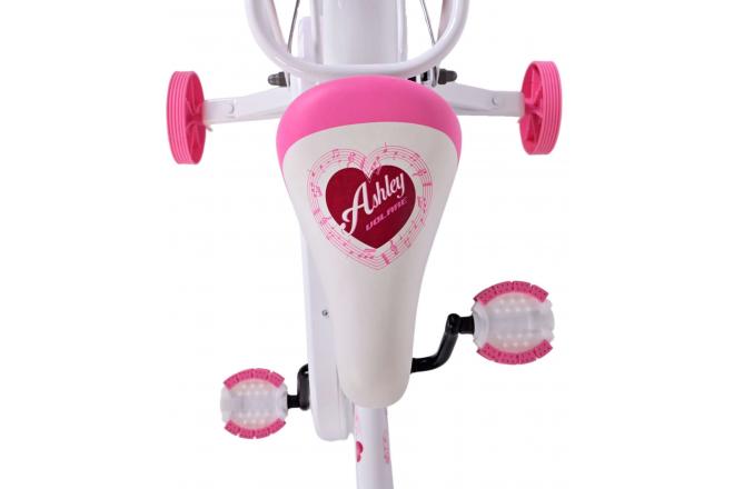 Vélo pour enfants Volare Ashley - Filles - 16 pouces - Blanc