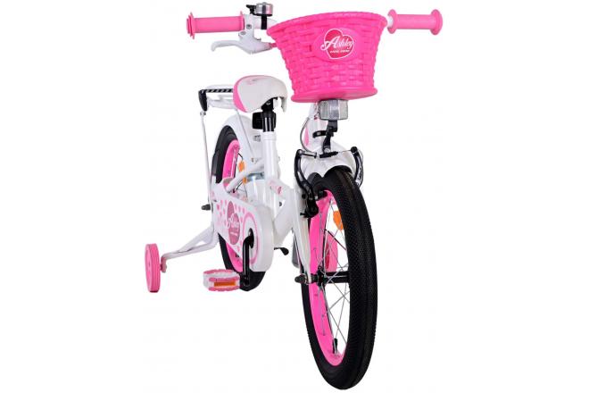Vélo pour enfants Volare Ashley - Filles - 16 pouces - Blanc
