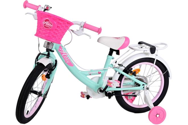 Volare Ashley Vélo pour enfants - Filles - 16 pouces - Vert - Freins à deux mains