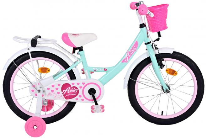 Vélo pour enfants Volare Ashley - Filles - 18 pouces - Vert