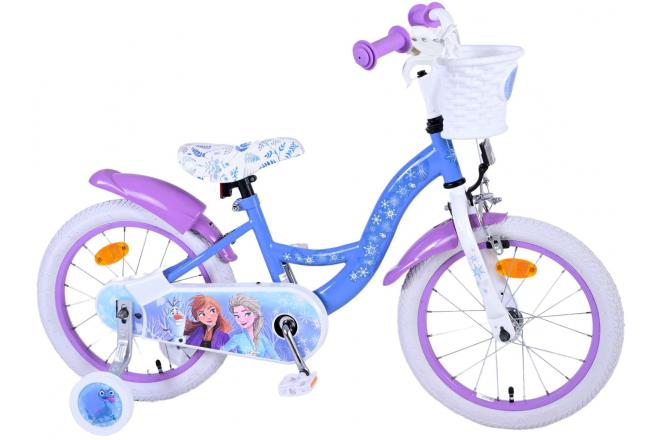 Vélo enfant Disney La reine des neiges 2 - fille - 16 po - bleu/mauve