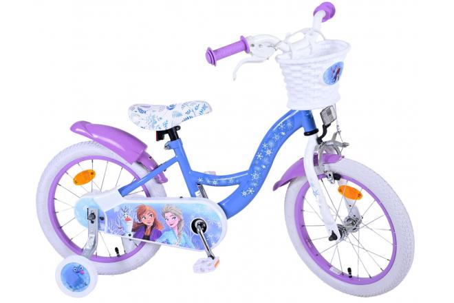 Vélo enfant Disney La reine des neiges 2 - fille - 16 po - bleu/mauve