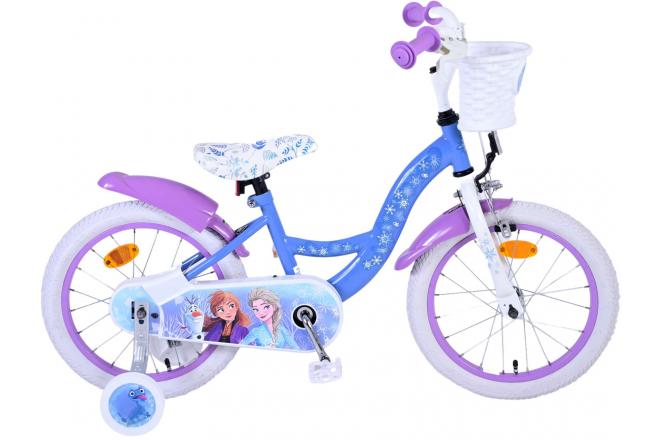 Vélo enfant Disney La reine des neiges 2 - fille - 16 po - bleu/mauve