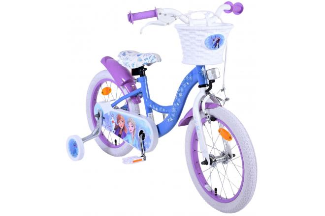 Vélo enfant Disney La reine des neiges 2 - fille - 16 po - bleu/mauve