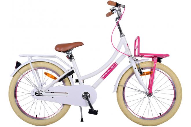 Volare Excellent Vélo pour enfants - Filles - 20 pouces - Blanc