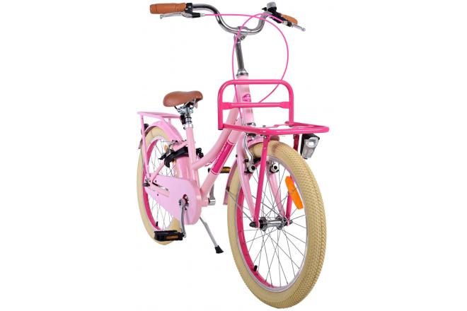 Volare Excellent Vélo pour enfants - Filles - 20 pouces - Rose - Deux freins à main