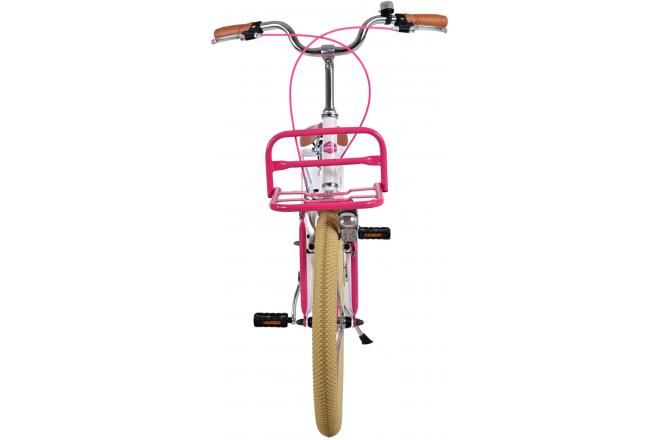 Volare Excellent Vélo pour enfants - Filles - 20 pouces - Blanc - Deux freins à main