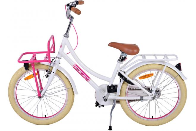 Volare Excellent Vélo pour enfants - Filles - 20 pouces - Blanc