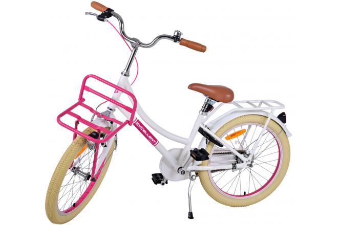 Volare Excellent Vélo pour enfants - Filles - 20 pouces - Blanc