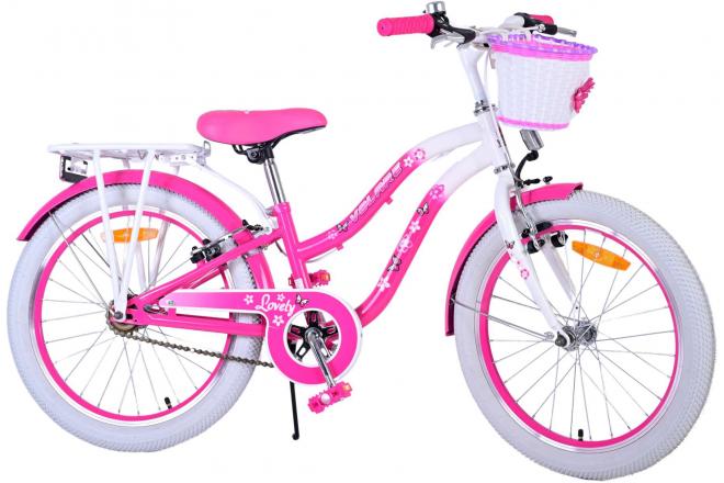 Volare Lovely vélo pour enfants - Filles - 20 pouces - Rose - deux freins