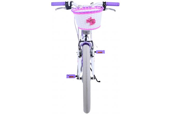 Volare Lovely Vélo enfant - Filles - 20 pouces - Violet - Freins à deux mains