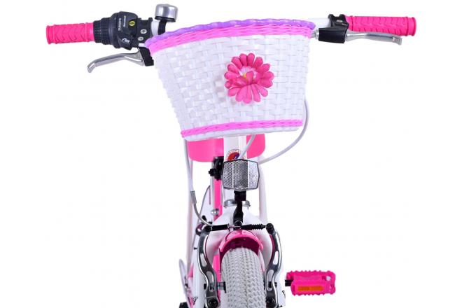 Vélo enfant Volare Lovely - Filles - 20 pouces - Rose - 6 vitesses