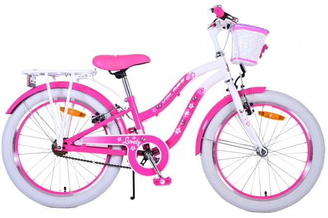 Volare Lovely vélo pour enfants - Filles - 20 pouces - Rose - deux freins